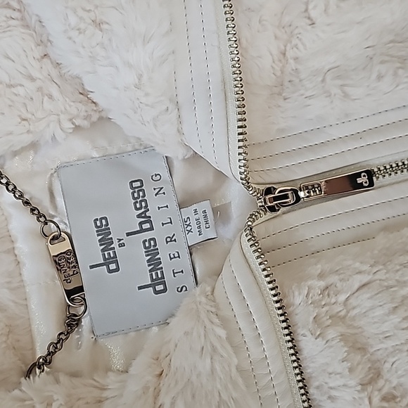 Dennis Besso Vegan faux Fur & Leather Jacket. Removable sleeves - Picture 5 of 9